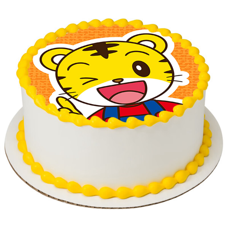 巧虎蛋糕装饰 4-10寸海绵宝宝巧虎可卡通食用蛋糕装饰图案糯米纸威化