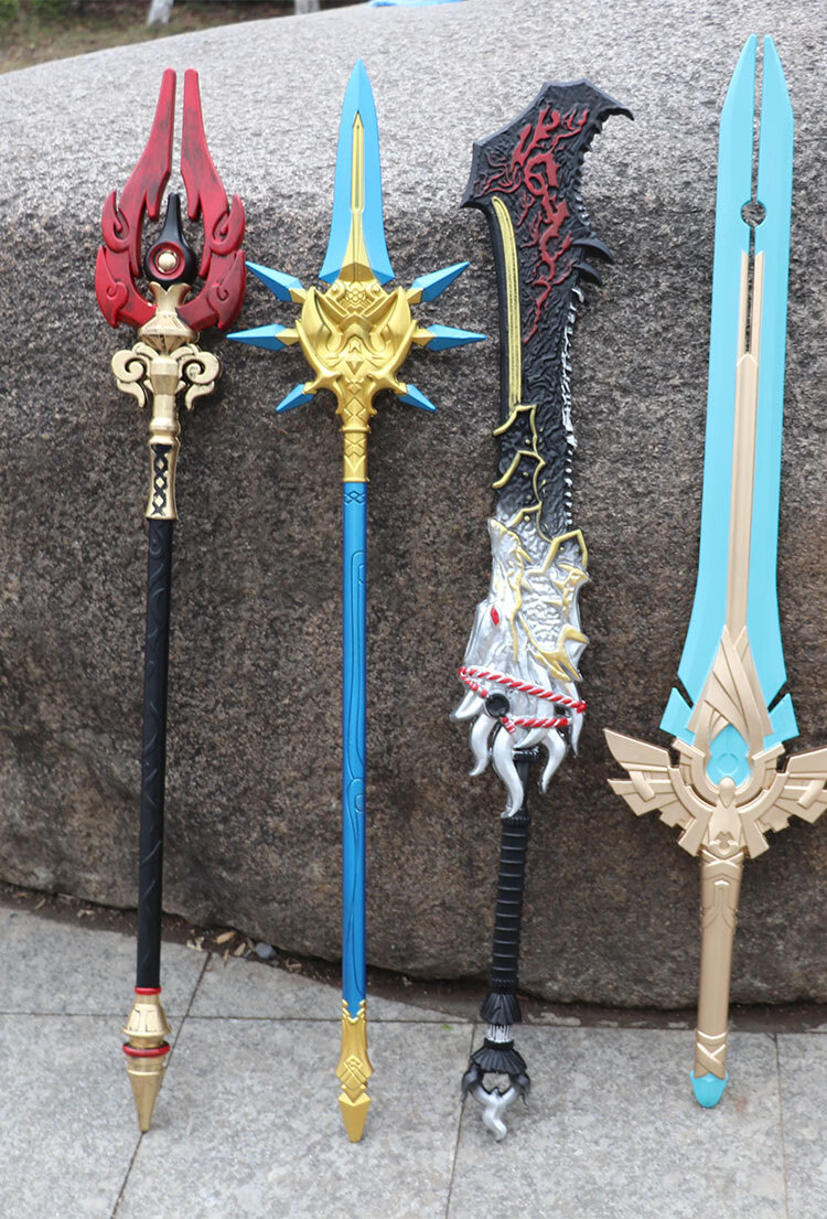 辉航睿盛 大宝剑儿童玩具剑刀男孩少年版pu软胶材质仿真刀剑模型 七杀