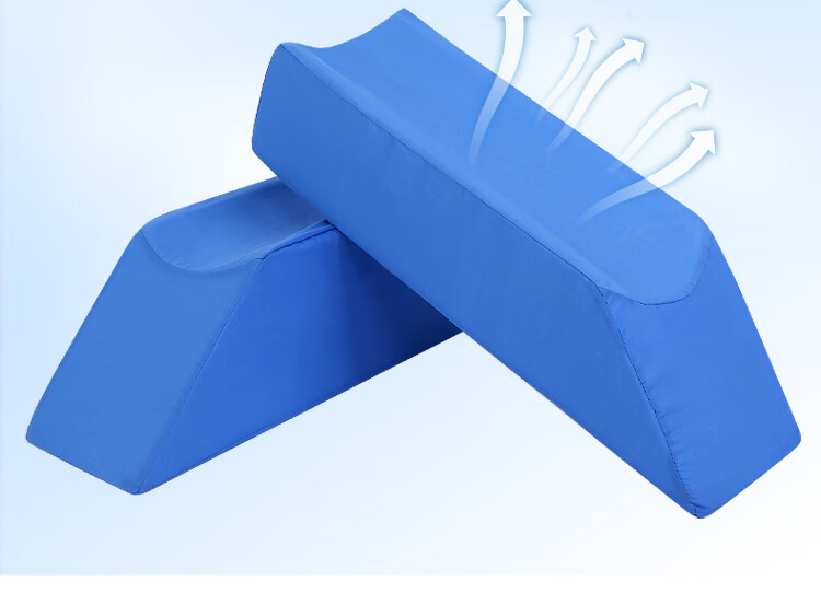 腿曲张血栓医用康复护理u型枕静脉下肢腿部抬高垫防压疮脚垫蓝布