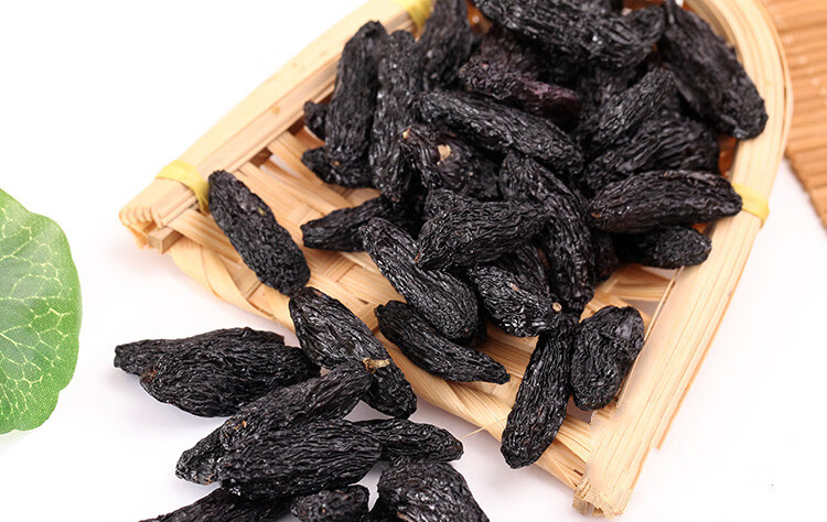 新货新疆特级黑加仑葡萄干500g有核黑美人免洗美人指提子干