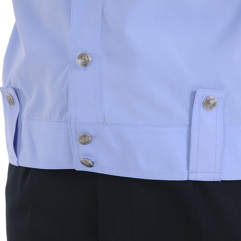保安工作服夏装男女交织绸短袖衬衣半袖制服物业夏季执勤服大环款警夏