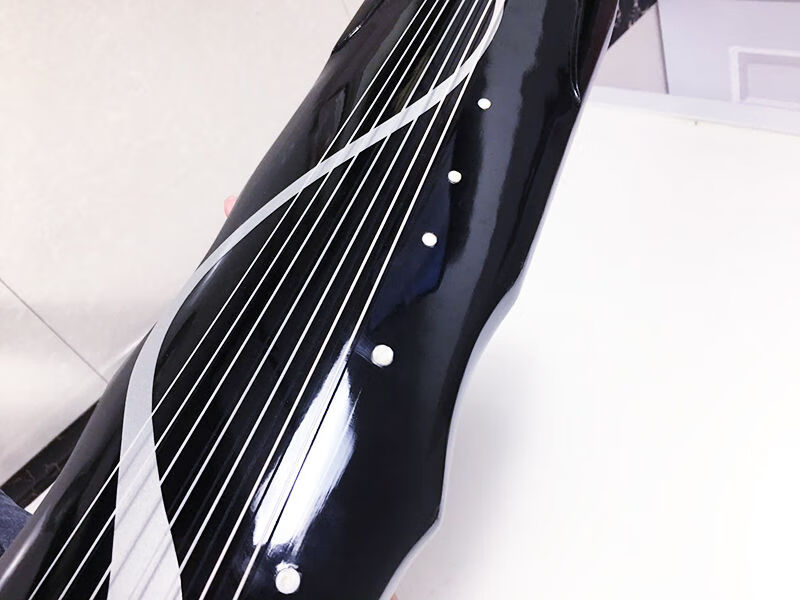 初学古琴 蓝忘机cos琴忘机琴可弹魔道祖师道具 古琴 银灰色云纹 全套