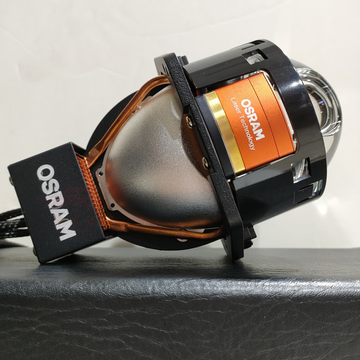 重庆改车灯德国欧司朗led cbi直射矩阵激光双光透镜大灯升级改装