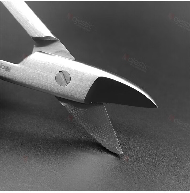 牙科工具金冠剪直弯头带齿技工钢丝结扎丝预成冠剪刀