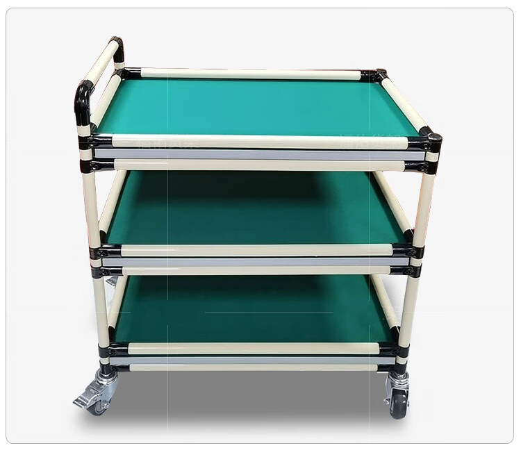 车间多层物料架周转车精益管多功能工具车分拣移动小手推车500mm400mm