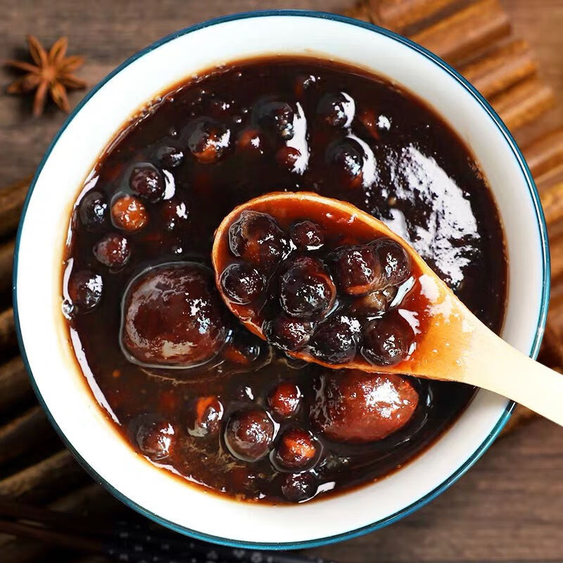 甜胚子 陇萃堂甘肃兰州特产罐装200g甜胚子临夏酒醅子燕麦 灰豆子4罐