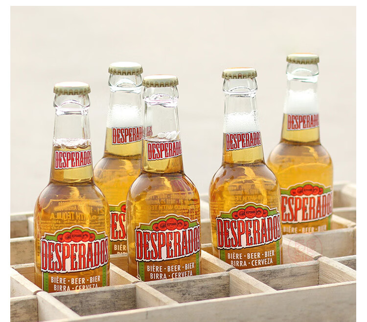 6瓶荷兰亡命之徒啤酒龙舌兰味混合啤酒330ml启德酒水