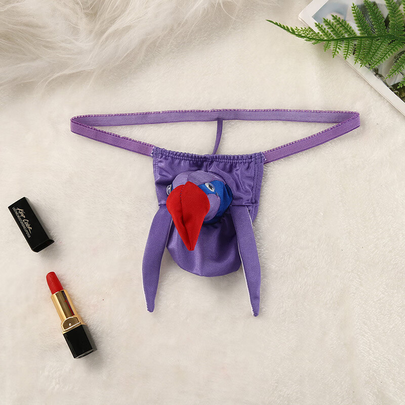 保密发货男士性感内裤带j套后空露臀丁字裤角色扮演gay同志情趣内裤鸟