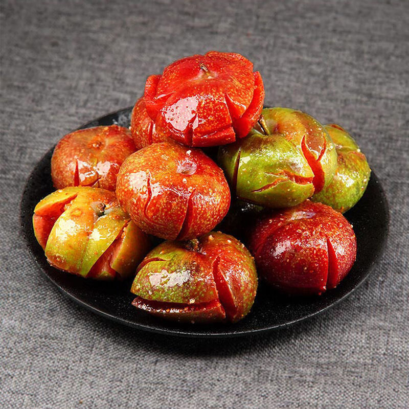 青芒果酸李子甜辣味广西海南椒盐粉沾水果 甘草椒盐瓶装260克【图片