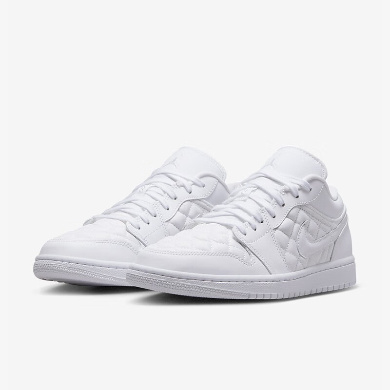 nike 耐克女鞋air jordan 1 low aj1纯白低帮运动篮球鞋 db6480-100