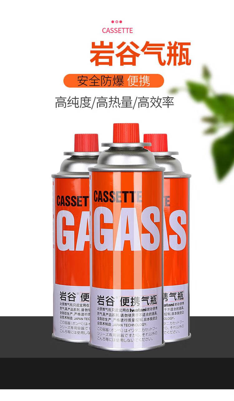 卡式气瓦斯气瓶液化气丁烷燃气便携炉气瓶 岩谷09喷枪 4气【图片 价格