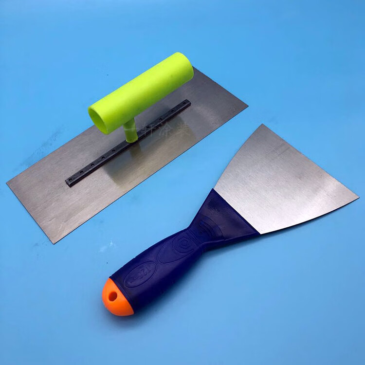 抹子泥板抹灰抹泥刀推刀泥抹子油灰刀批刀腻子灰硅藻泥收光油漆工 无