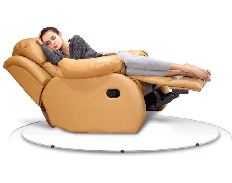 致梵高单人沙发椅沙发单人现代真皮客厅小户型欧式电动功能沙发懒人