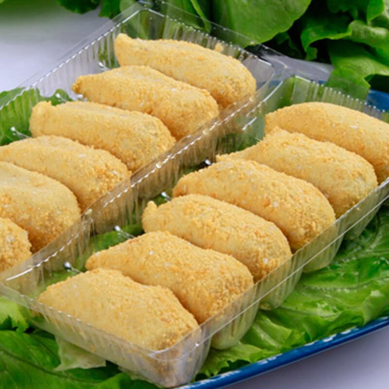 整箱英佳脆皮三色芋卷糕点酒店特色休闲食品油炸素食点心 炸素食点心