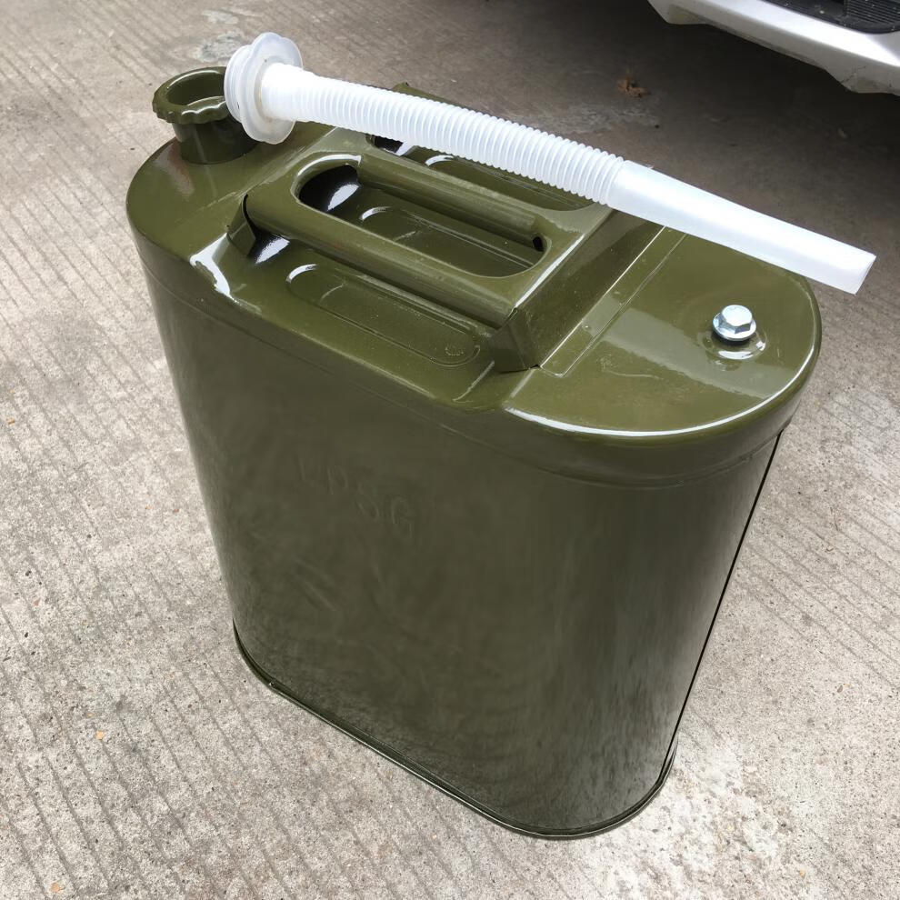 加厚绿色铁油桶油壶大号多功能桶水桶汽油柴油10升20升30升 经济型30l