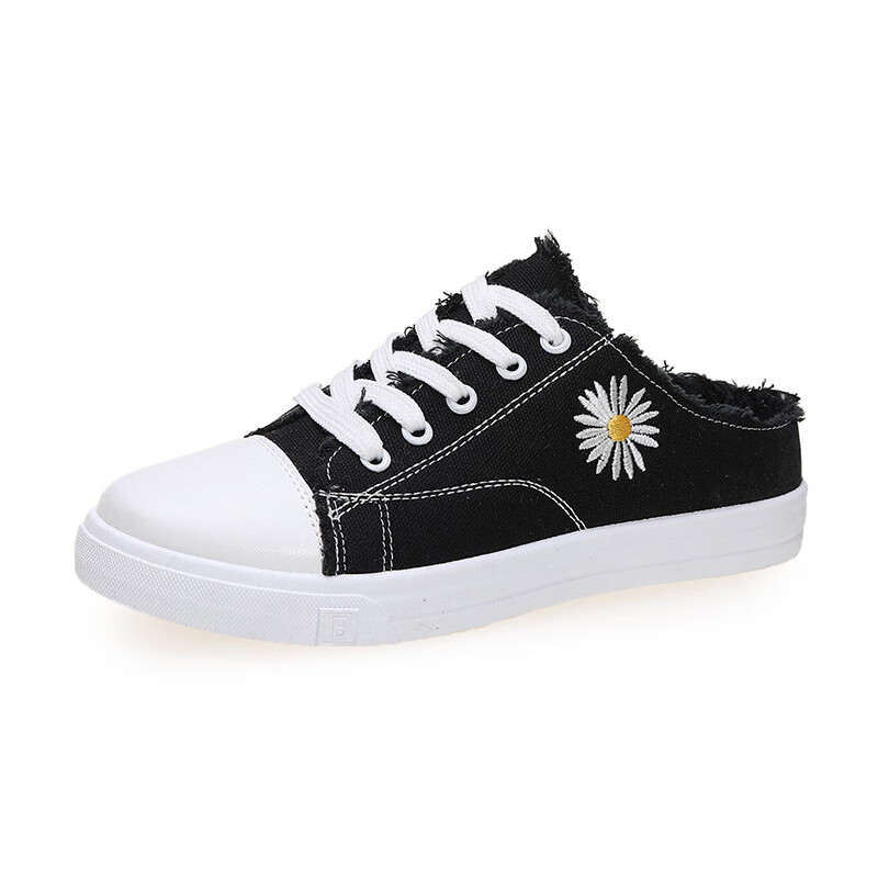 流行男鞋 帆布鞋 舒弗星lachouffe 半拖鞋男帆布 2020夏季新款帆布鞋