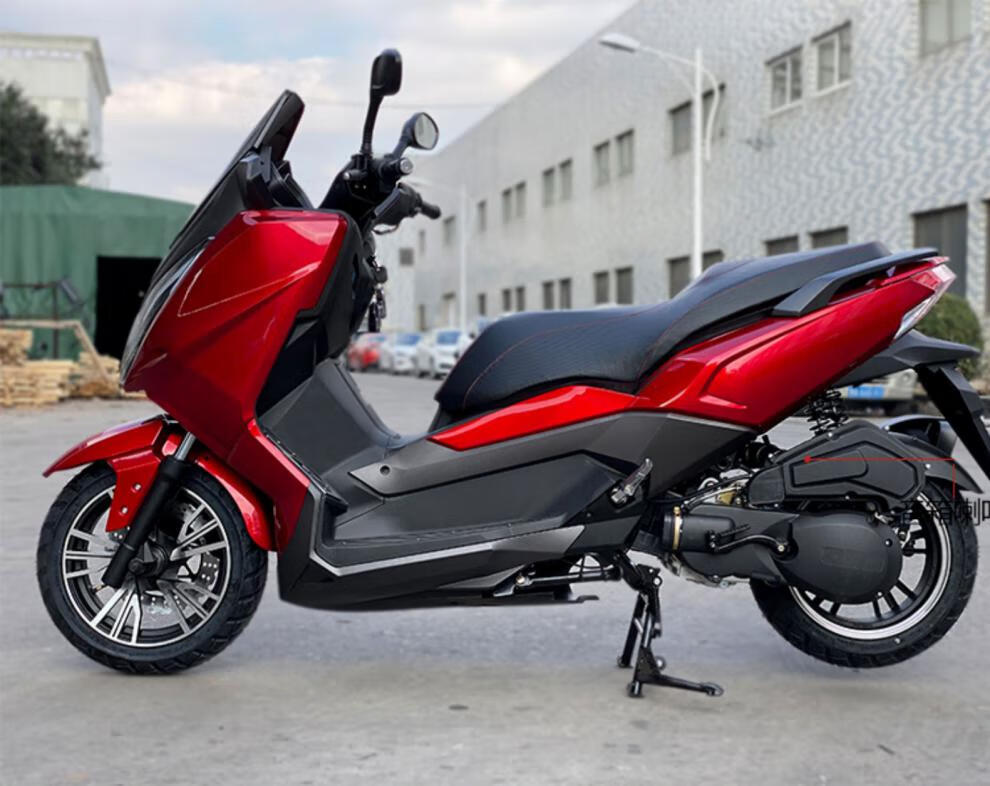 马杰斯特150cc踏板长途旅行车t10大绵羊国四电喷摩托车整车可上牌 银