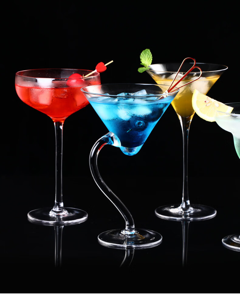 鸡尾酒杯创意个性香槟高脚杯马天尼杯吸血鬼酒吧杯子酒杯套装 干冰杯