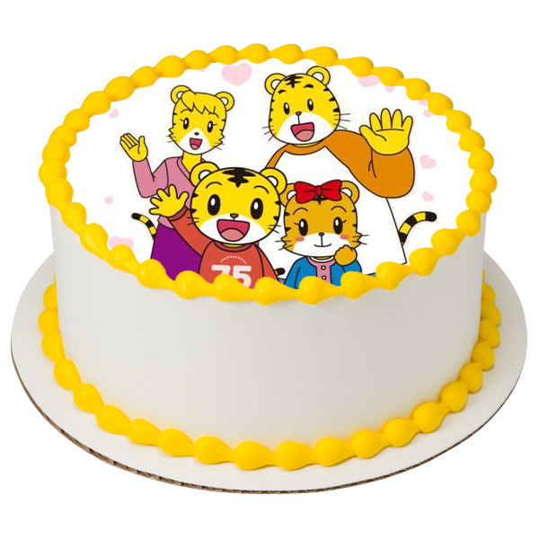 巧虎蛋糕装饰 4-10寸海绵宝宝巧虎可卡通食用蛋糕装饰图案糯米纸威化