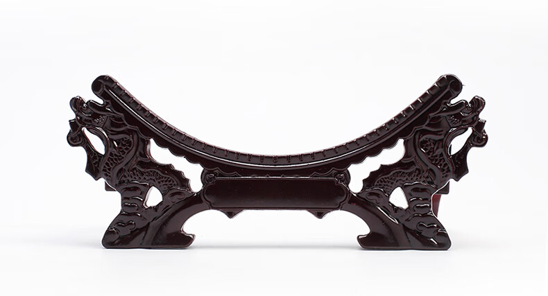 龙头架托架实木花盆旋转底座木圆形托盘花瓶酒坛鱼缸头底托木花架 23