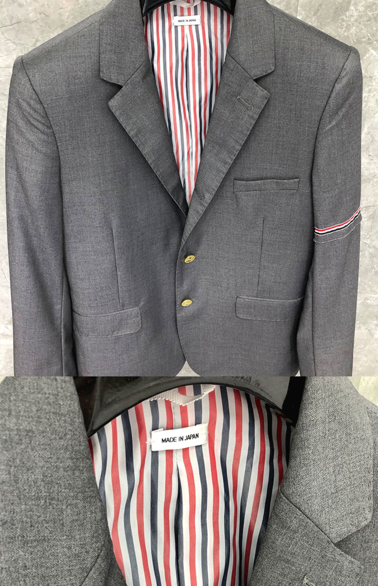 阿布利汤姆布朗tb秋季透气薄款四条杠男款西服外套2022新款经典款单袖