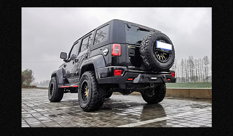 2022新 款适用 北京bj40plus保险杠bj40l前后杠改装 plus越野竞技杠