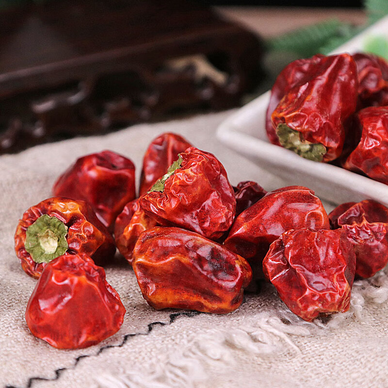 中辣特香灯笼辣椒灯笼椒四川干辣椒红辣椒海椒麻辣香锅干火锅50g