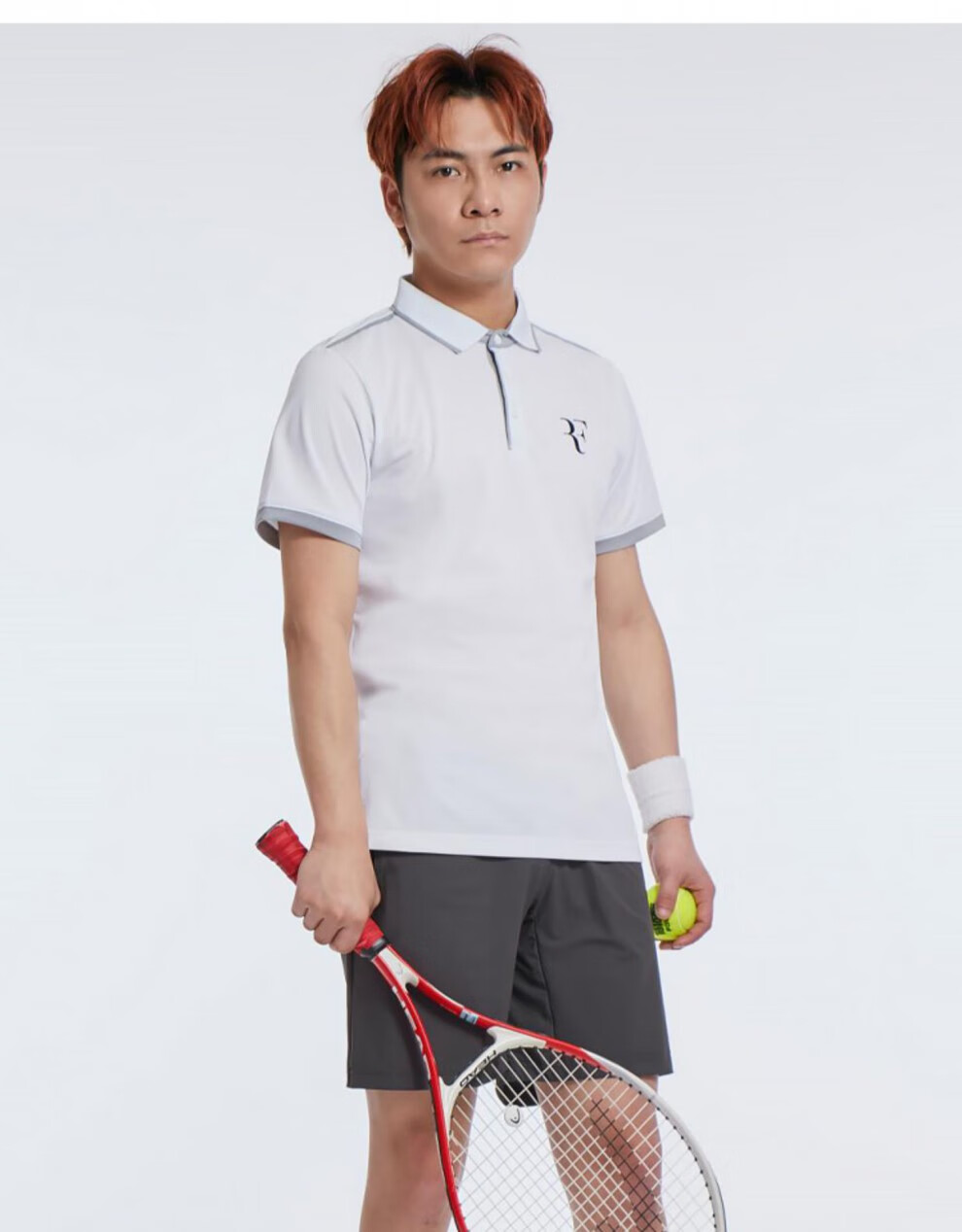 耐克网球服短袖polo套装小德约科维奇费德勒纳达尔训练服男款宝蓝色