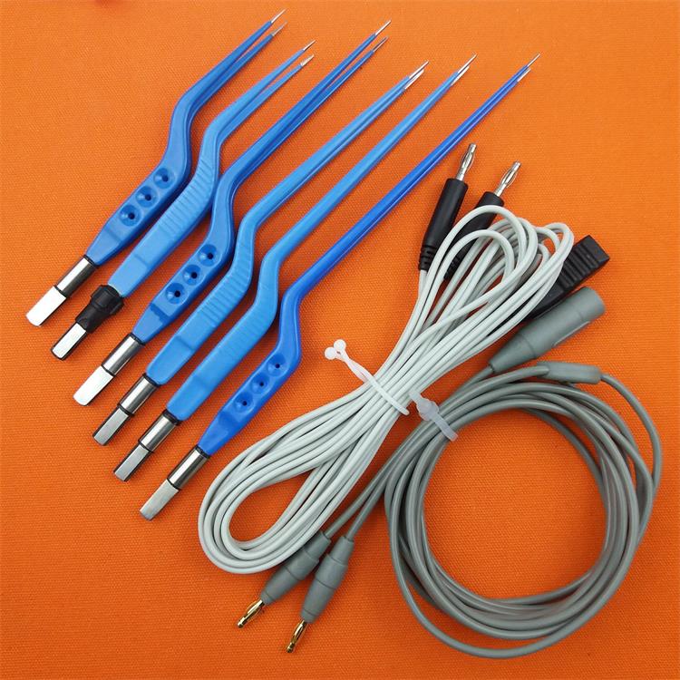 可高温高压双极电凝镊整美容形眼科肛肠精细消融电极精凝镊子 耐高温