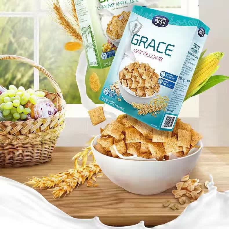 原味玉米片现货即食无遮糖玉米片多规格可选玉米片盒装 亨利苹果汁