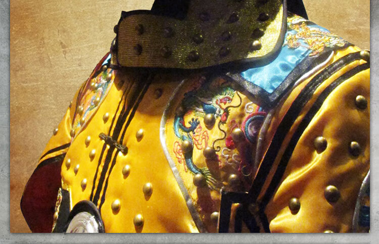 皇帝出征战袍盔甲可穿真人舞台演出服装影视铠甲 正蓝旗(服装 帽子)