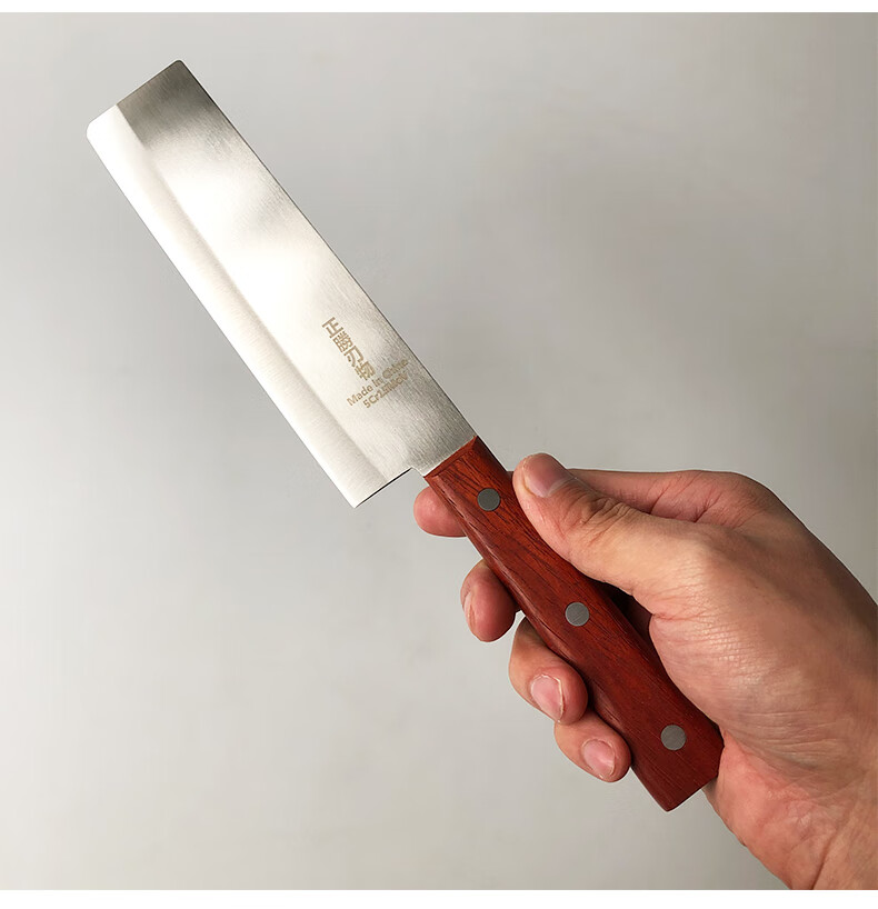 xman库存不锈钢家用日式片鸭刀水果尾货微瑕品蓝色60以上17cm12mm