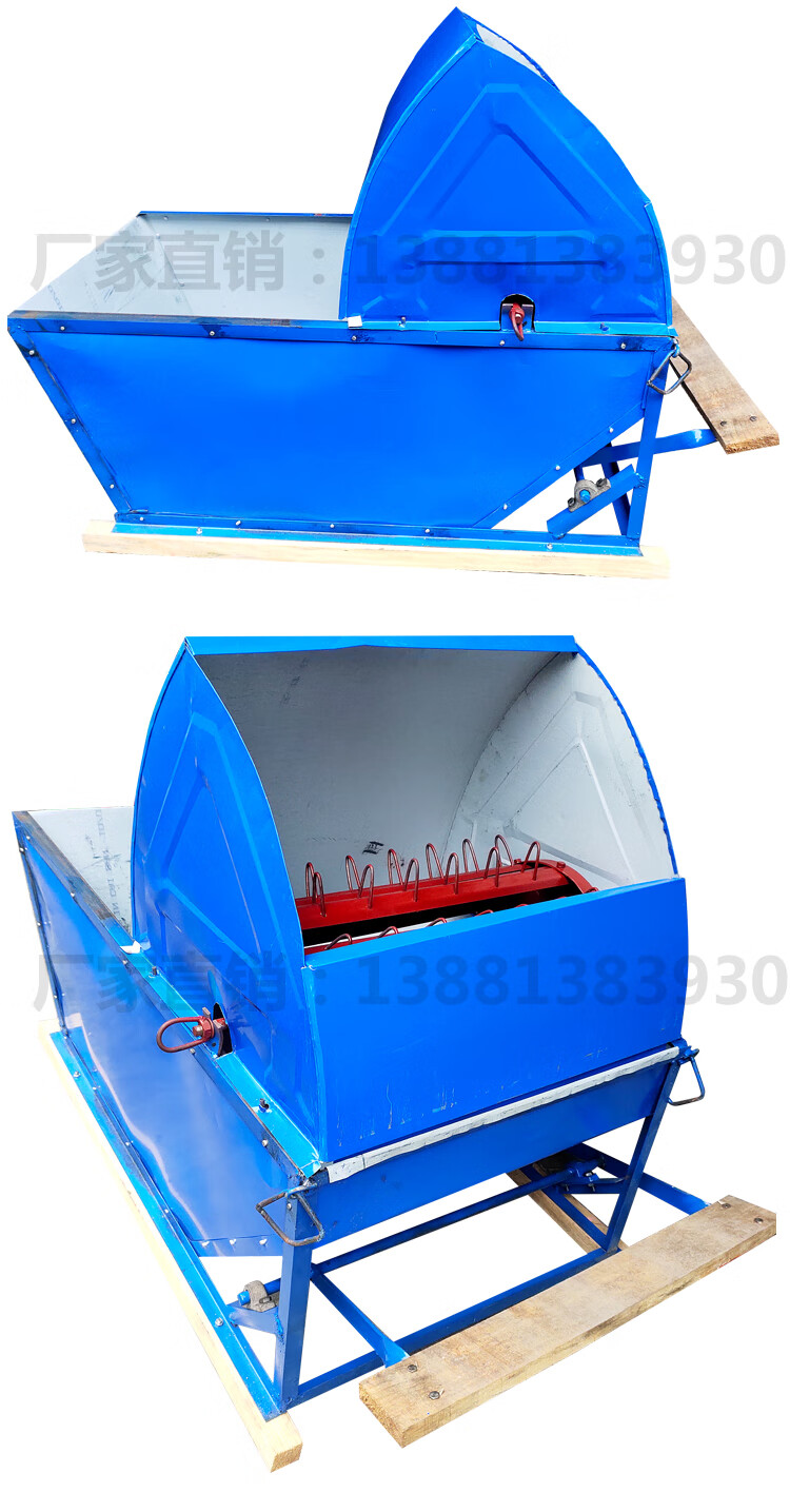 谷机人力脱粒机简易水稻打谷子收割机轻便半自动农用脱粒 滚筒【图片