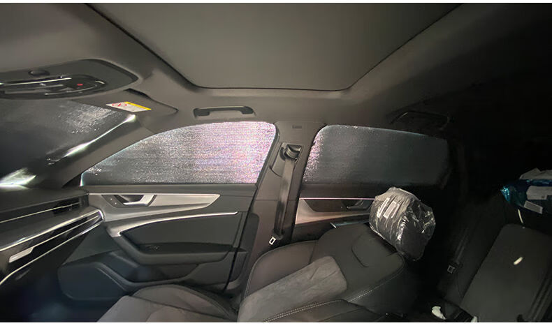 奥迪a6l专用遮阳帘汽车防晒隔热遮阳挡车窗窗帘前挡风玻璃遮阳板 双面