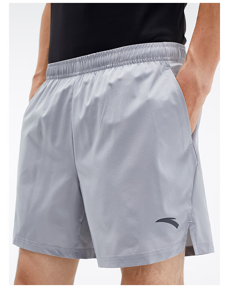 安踏短裤男裤2020夏季新款梭织运动短裤学生跑步五分裤男 基础黑 2xl