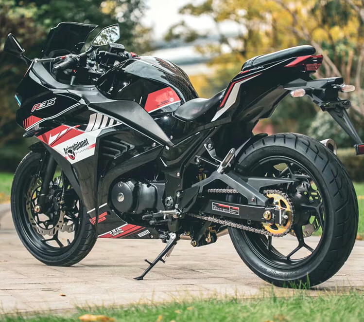 全新r35款400cc双缸水冷电喷重机车摩托车跑车公路赛重型机车燃油车新