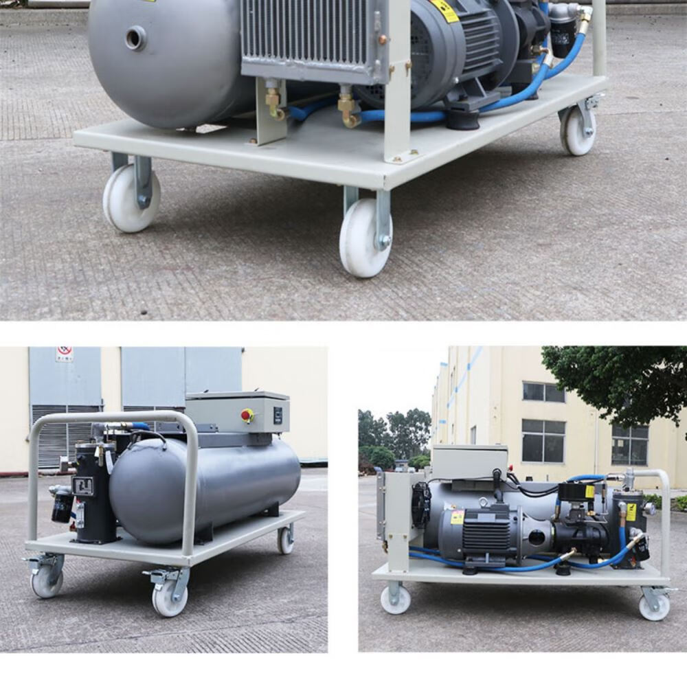 聚力士751522kw移动螺杆式空压机气泵汽修喷真石漆风镐220v3803kw8