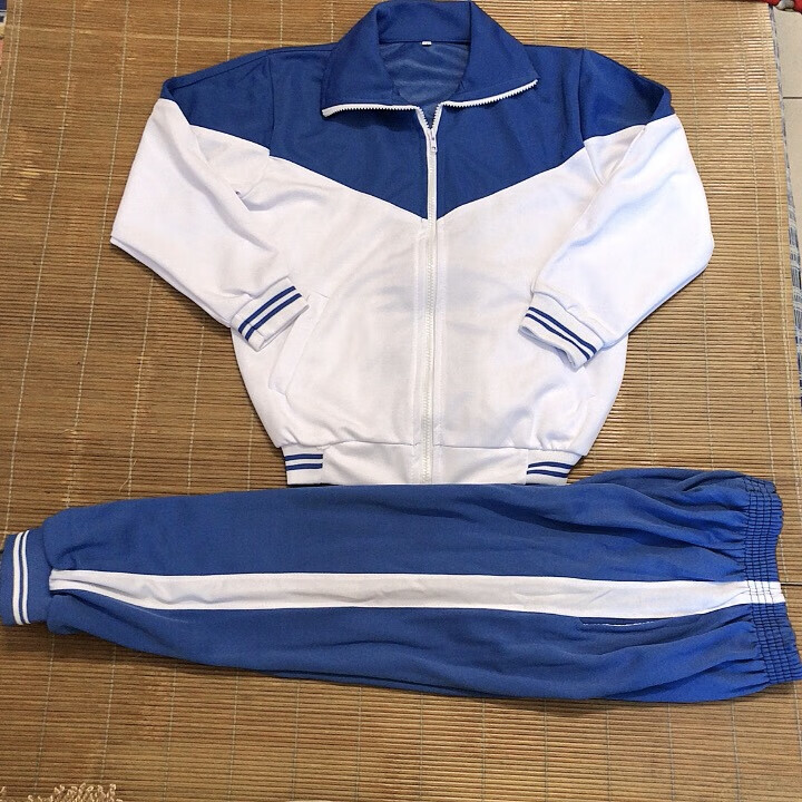 汕尾校服 小学校服套装 冬季长裤 蓝色 外套(普通布料) 135cm【图片 