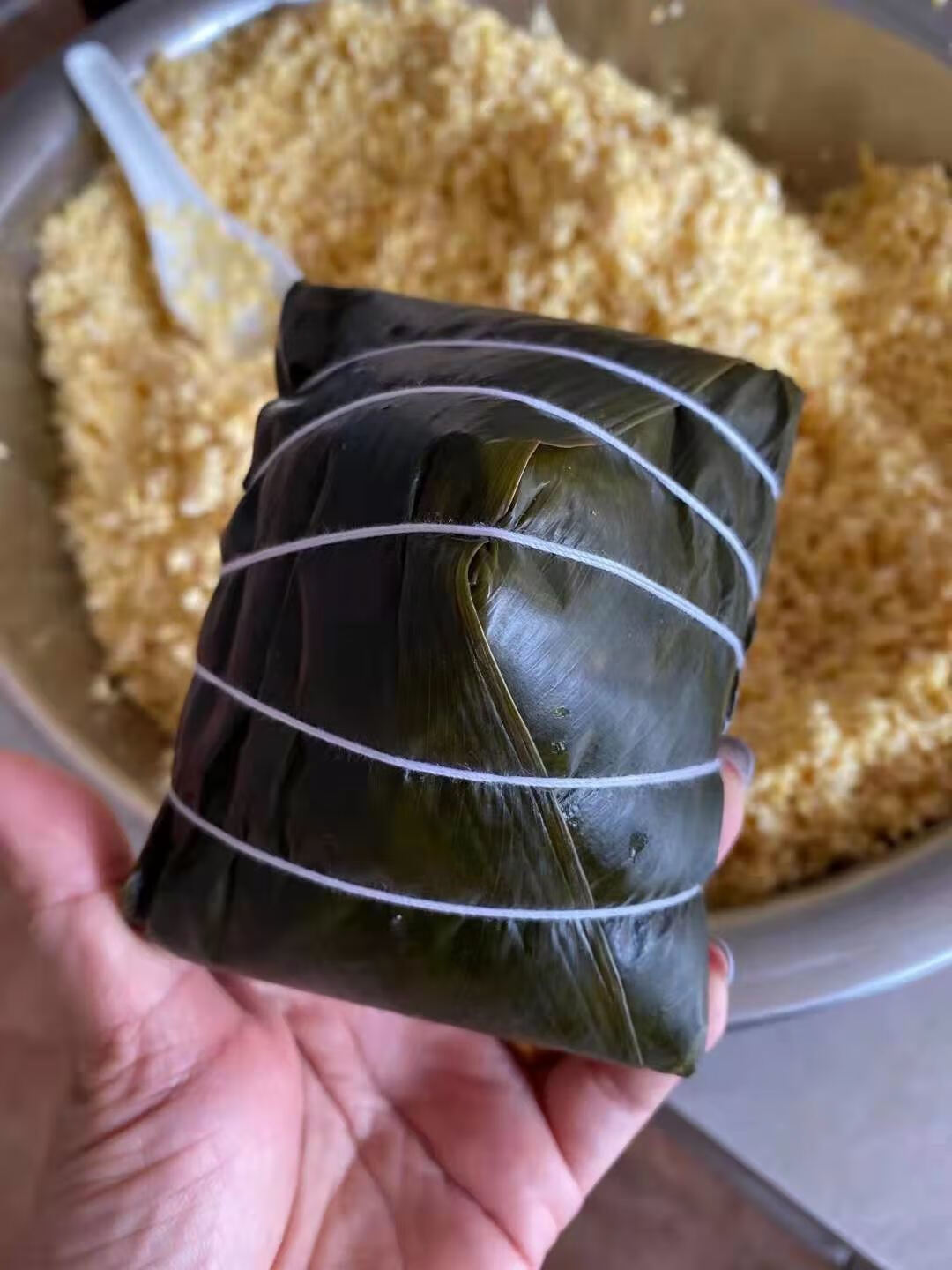 微湖刘姥姥 广西横县大粽绿豆猪肉粽过年年货广西横县特产传统手新疆