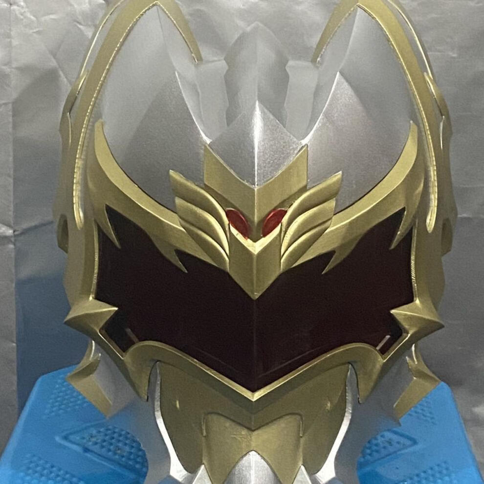 帝皇铠甲皮套铠甲炎龙勇士帝皇侠铠甲勇士1:1可穿戴头盔3d打印 1/1