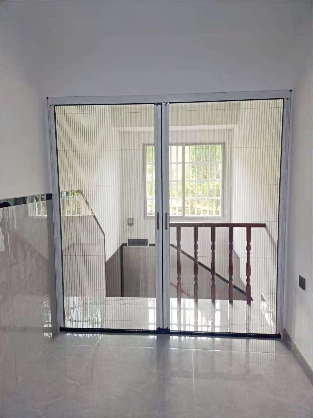 子木雅居定制无轨纱门可拆卸清洗折叠沙门风琴式纱网推拉折叠 升级款