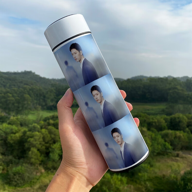 2022新款肖战同款智能保温杯 肖战同款智能保温杯签名女生水杯子定制