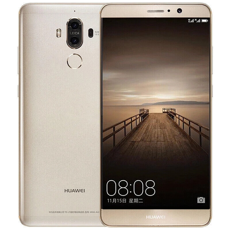 huawei华为mate9官方通4g智能手机大屏怀旧备用mate9香槟金通4g64gb