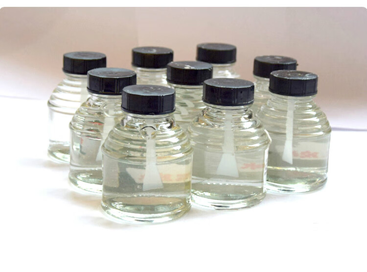 办公胶水玻璃瓶胶水带刷子胶水学生财务专用胶水asnsmvv白色