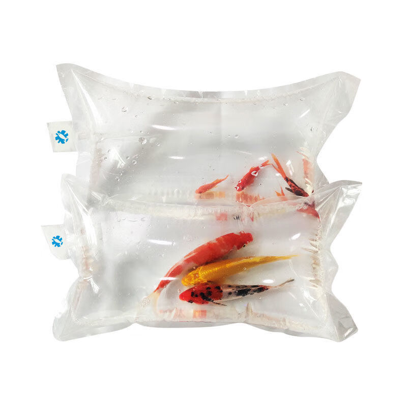 观赏鱼打包袋运输氧气袋装金鱼活鱼鱼苗虾加厚打氧袋水族打包袋 15*30