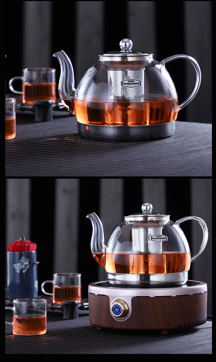 维范电磁炉专用玻璃壶烧水茶壶养生壶家用耐高温玻璃煮茶壶泡茶壶900