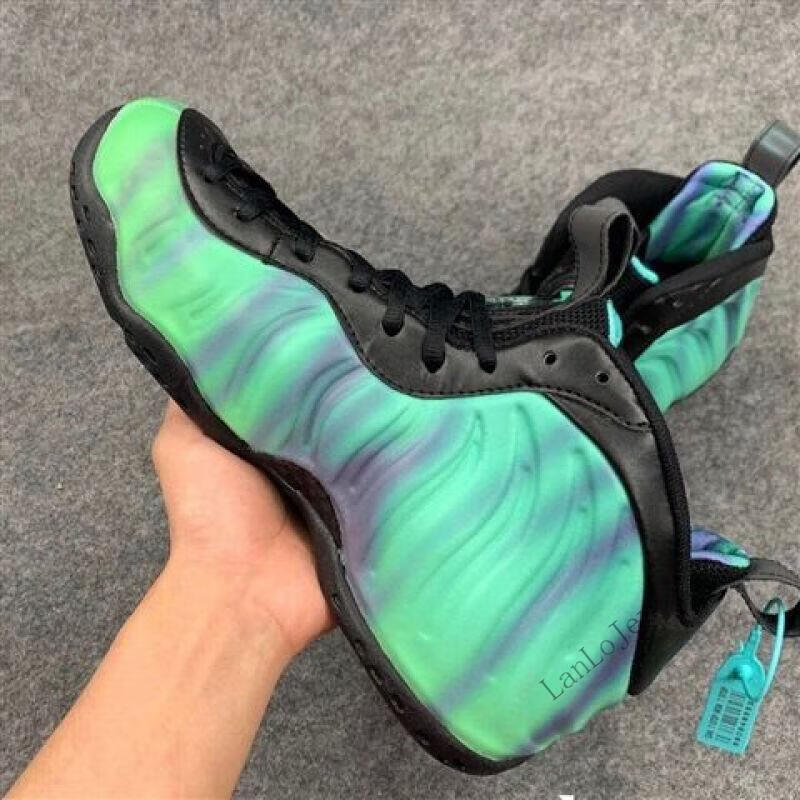 foamposite one 哈达威篮球鞋 极光喷 星空花卉喷泡男鞋莆田鞋 羊毛