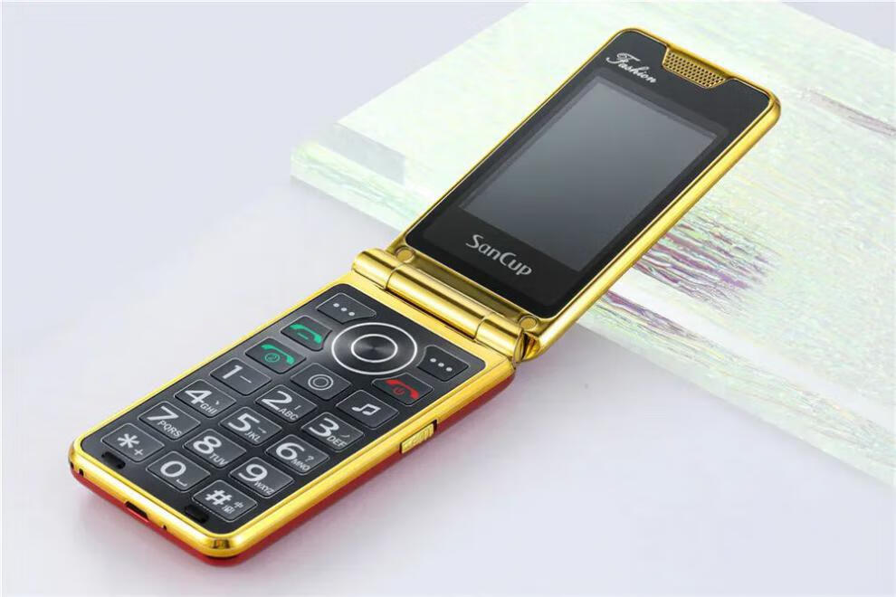 sancup金太阳金国威c600星河炫酷时尚翻盖超长待机王震动中老年人手机