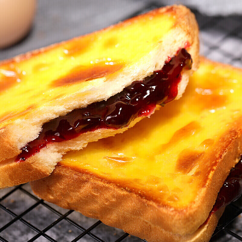 晨臻 吐司炭烧乳酪面包土司面包片袋装炭烧乳酪面包整箱 岩烧吐司500g