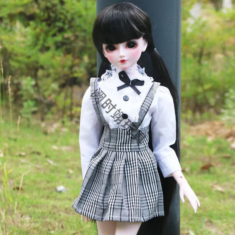 芭比娃娃校服60厘米叶罗丽芭比娃娃衣服jk制服仙子公主连衣裙bjd娃鞋